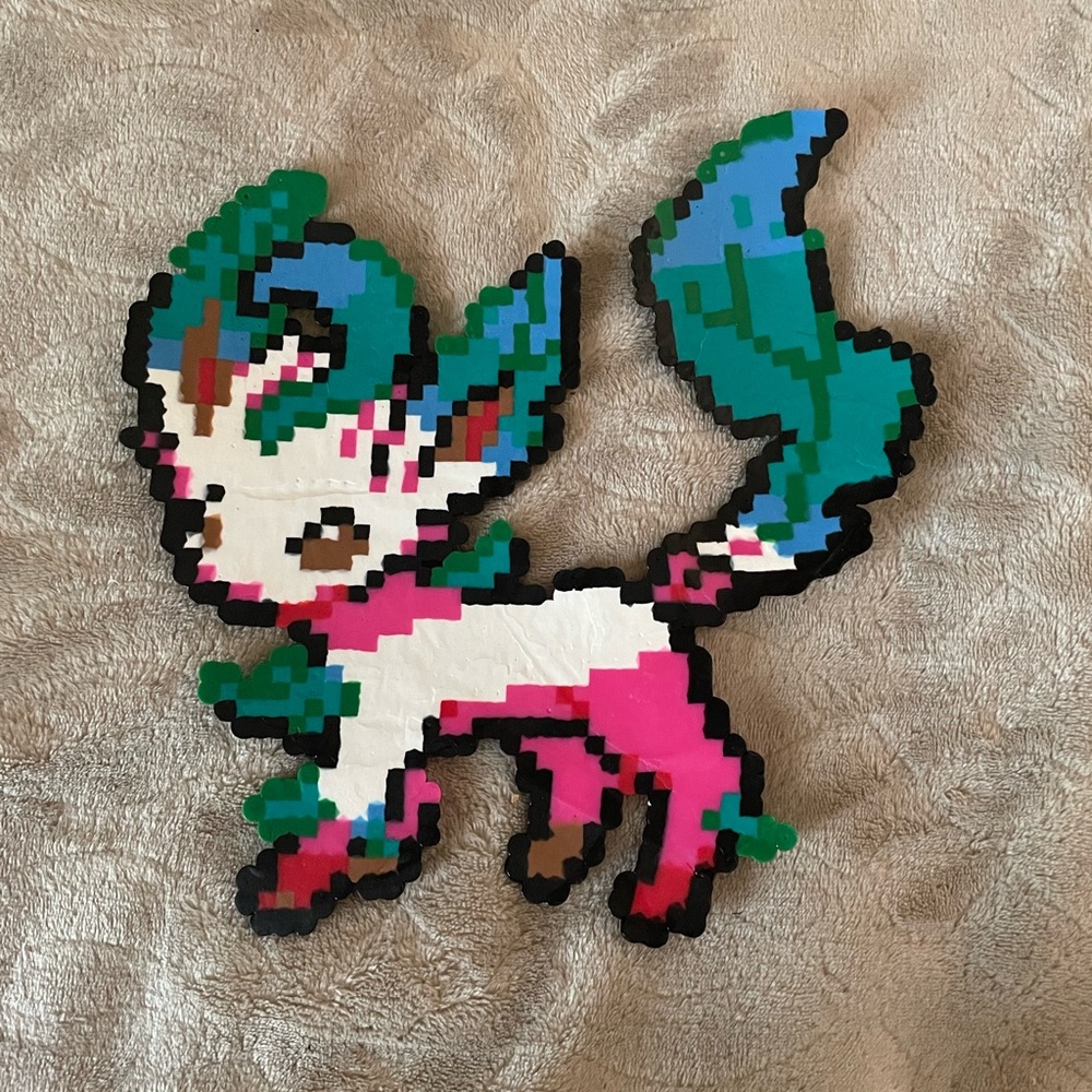 Pixel Art Leafeon (Pokemon) Decoration